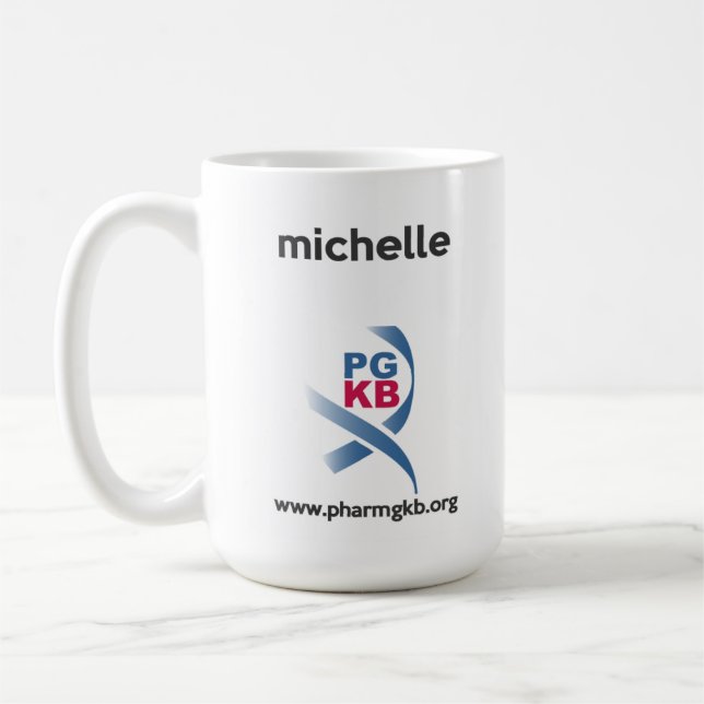 michelle kaffemugg (Vänster)