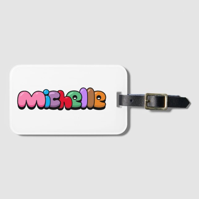 Michelle Luggage Tag Bagagebricka (Framsida horisontal)
