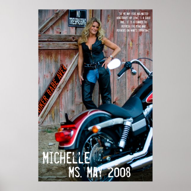 Michelle, maj 2008 poster (Framsidan)
