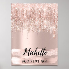 Michelle Namn: Födelsedag 16:e Möhippans Royal Poster