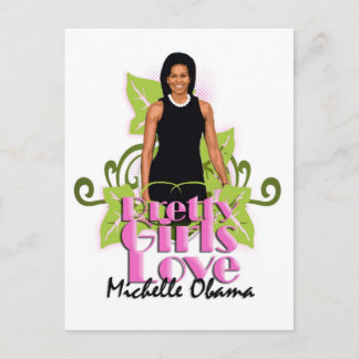 Michelle O "Söt Girls Kärlek" vykort