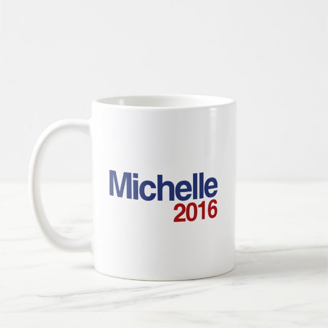 MICHELLE OBAMA 2016.png Kaffemugg (Vänster)