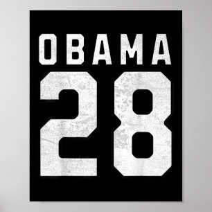 Michelle Obama 2028 för president nummer 28 Vintag Poster