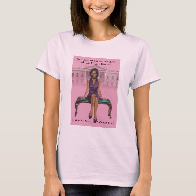 MICHELLE OBAMA_BAWARENESS TEE SHIRT (Framsida)