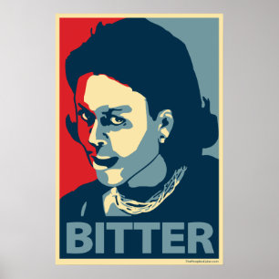Michelle Obama - bitterhet: OHP-affisch Poster