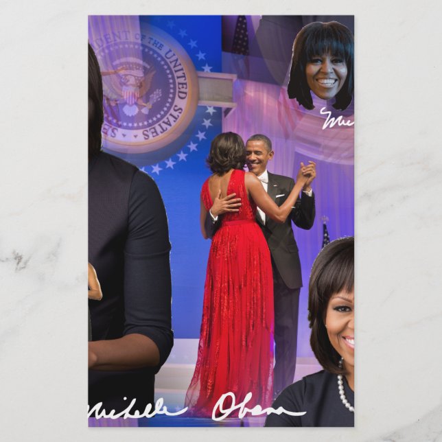 Michelle Obama Brevpapper (Framsida)