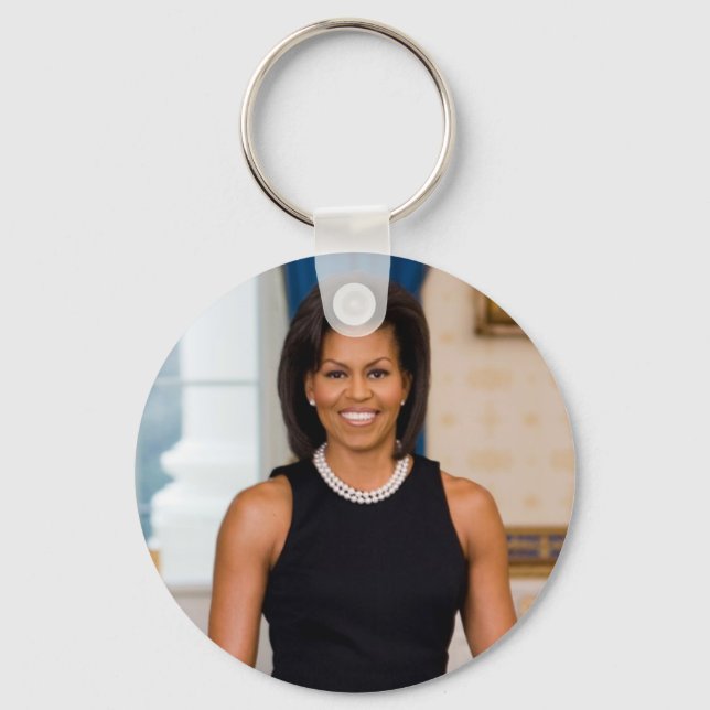 MICHELLE OBAMA Collectors Nyckelring (Framsida)
