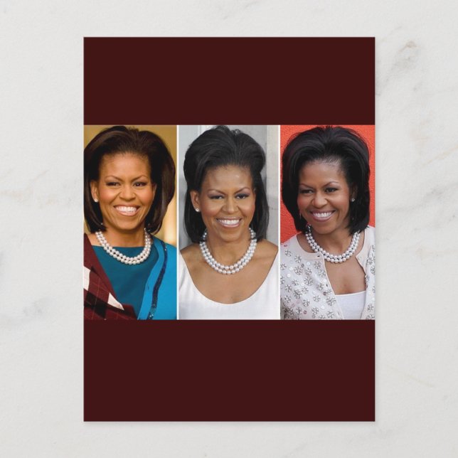 MICHELLE OBAMA COLLECTORS VYKORT (Framsida)