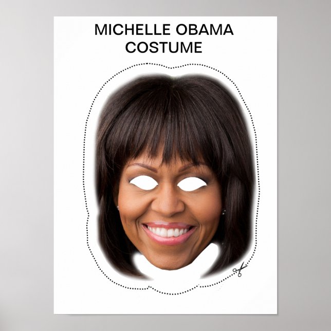 Michelle Obama Costume Poster (Framsidan)