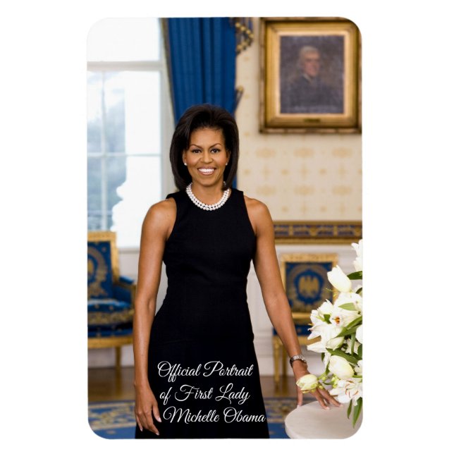 Michelle Obama Flexible Photo Magnet (Vertikal)