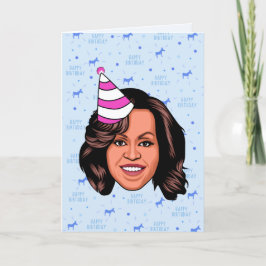 MICHELLE OBAMA FÖDELSEDAG KORT