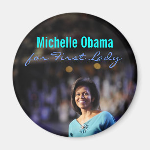 Michelle Obama för den första dammagneten Magnet