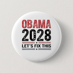 Michelle Obama för president Obama 2028 Knapp