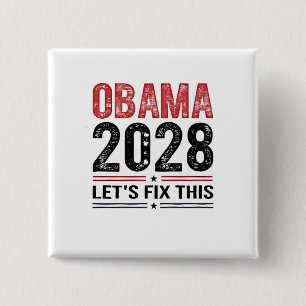 Michelle Obama för president Obama 2028 Knapp