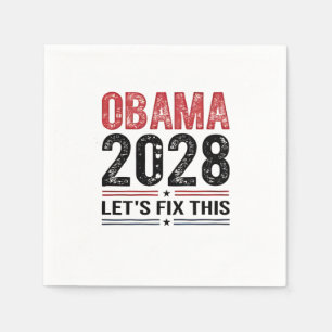 Michelle Obama för president Obama 2028 Pappersservett
