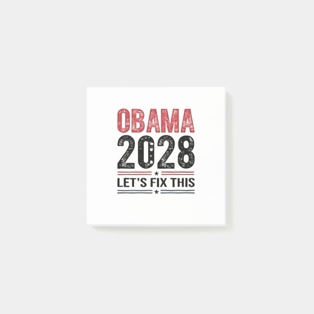 Michelle Obama för president Obama 2028 Post-it Block (Framsida)