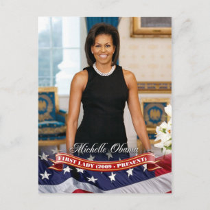 Michelle Obama, första Dam i USA Vykort