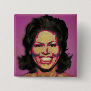 Michelle Obama - första dam Knapp
