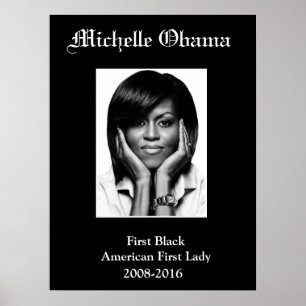 MICHELLE OBAMA FÖRSTA SVARET FÖRSTA DAM poster
