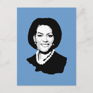 Michelle Obama Gear Vykort