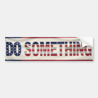 MICHELLE OBAMA "GÖR NÅGONTING" Bumper Sticker Bildekal