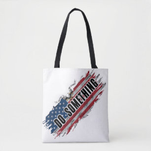 MICHELLE OBAMA "GÖR NÅGONTING" TOTE BAG TYGKASSE