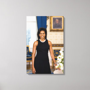 Michelle Obama Kanvastryck