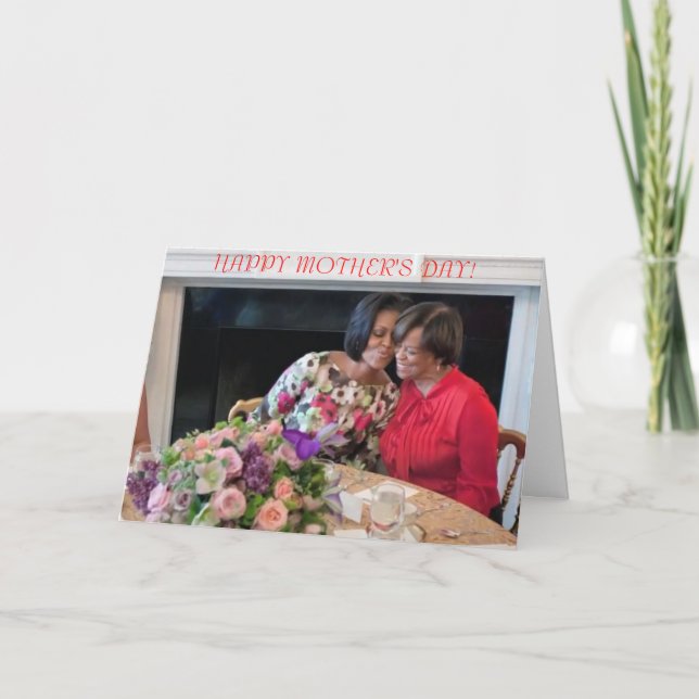 Michelle Obama mors dagkort Kort (Framsida)