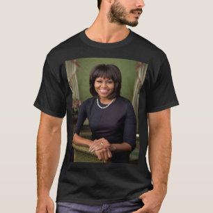 Michelle Obama Officiell Porträtt T Shirt