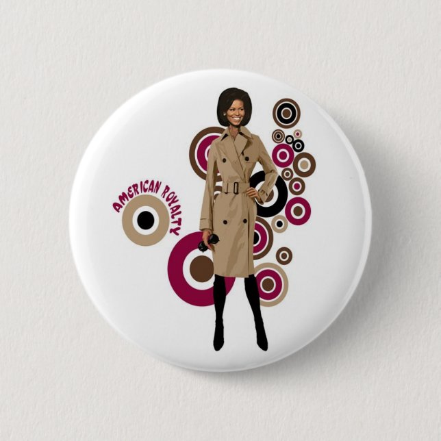 Michelle Obama Pin Knapp (Framsida)