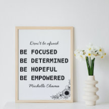 Michelle Obama Quote är inte en bedräglig kvinnlig