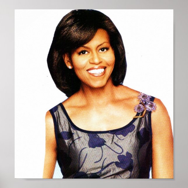 MICHELLE OBAMA SMILING poster (Framsidan)