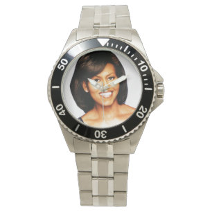 MICHELLE OBAMA SMILING watch Armbandsur