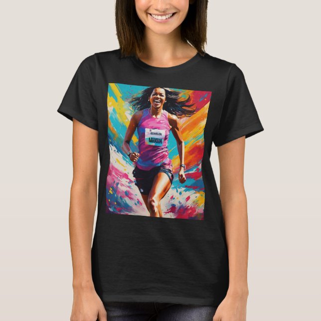 Michelle obama springer t shirt (Framsida)