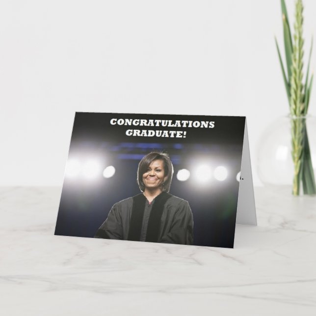 Michelle Obama-Studenten kort (Framsida)