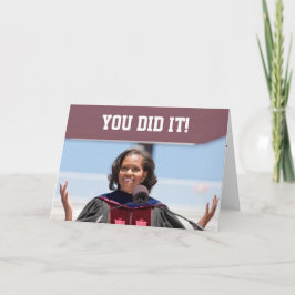 Michelle Obama - Studenten-kort Kort