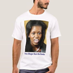 Michelle Obama talar ut T-shirt