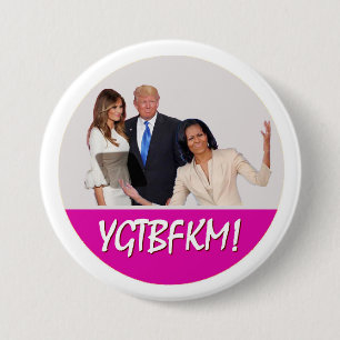 Michelle Obama till Melania trumf: YGTBFKM! Knapp