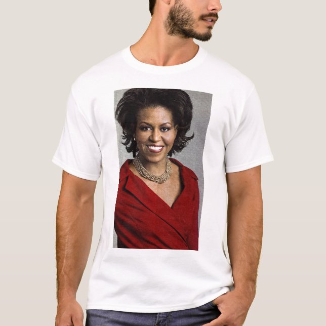 MICHELLE OBAMA UTSLAGSPLATS TEE (Framsida)