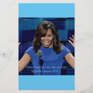 Michelle Obama "Vi står högt" Samlarobjekt Brevpapper
