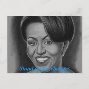 Michelle Obama-vykort Vykort