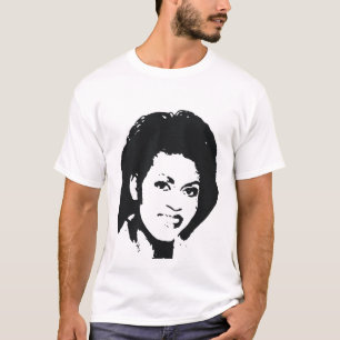 Michelle Obamas härlig framsida T-shirt