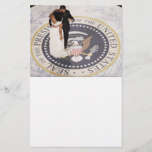 Michelle och Barack Obama Brevpapper
