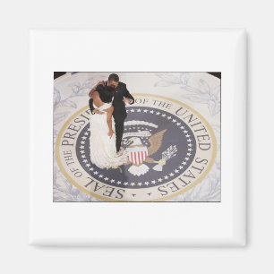 Michelle och Barack Obama Magnet