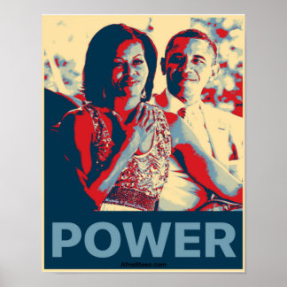 Michelle och Barack Obama Poster