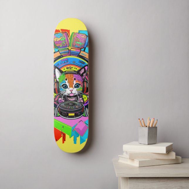 Michi a todo Ritmo Mini Skateboard Bräda 18,5 Cm (Väggkonst)