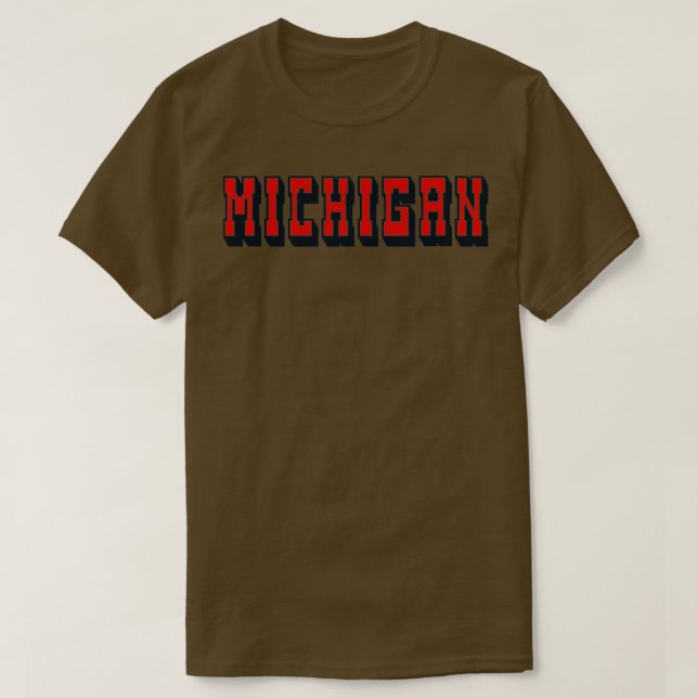 Michigan24 T Shirt (Design framsida)
