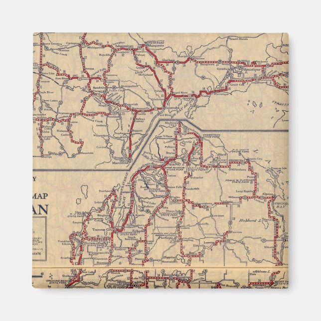 Michigan 6 magnet (Framsidan)
