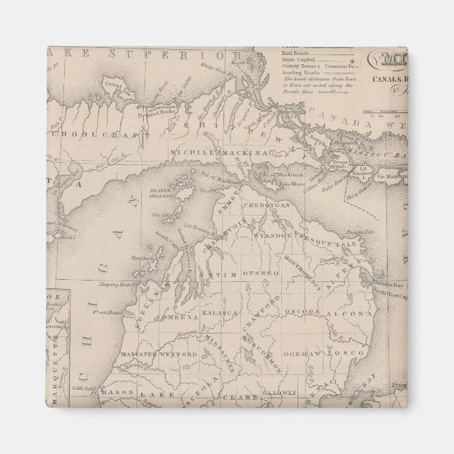 Michigan 9 magnet (Framsidan)