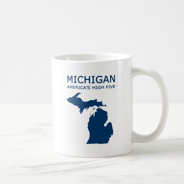 Michigan. Amerika kick fem Kaffemugg (Höger)